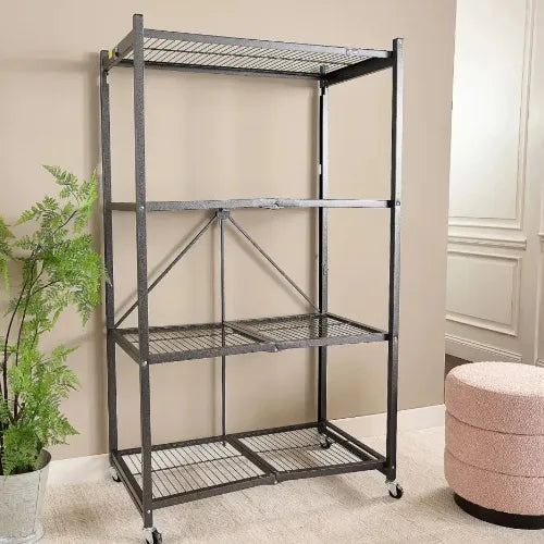 No Assembly Required! 360° Rotating Storage Shelf for Easy Access