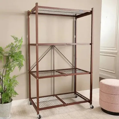 No Assembly Required! 360° Rotating Storage Shelf for Easy Access