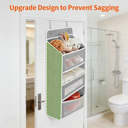 Organizer Storage, 5 Shelf Hanging Door Organizer with 5 Large Capacity Pockets