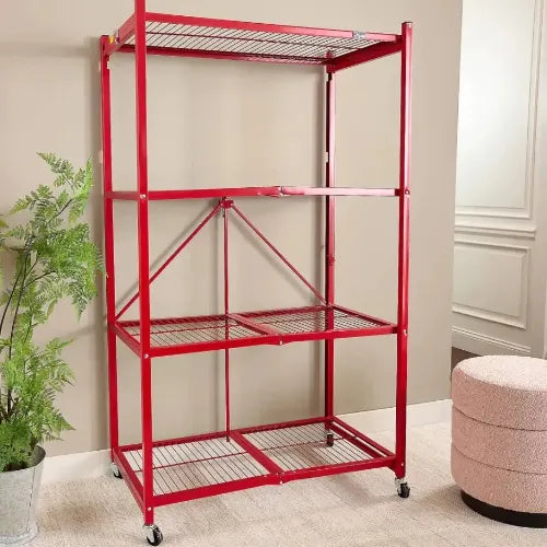 No Assembly Required! 360° Rotating Storage Shelf for Easy Access