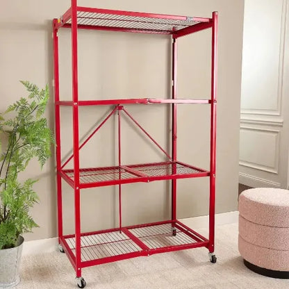 No Assembly Required! 360° Rotating Storage Shelf for Easy Access